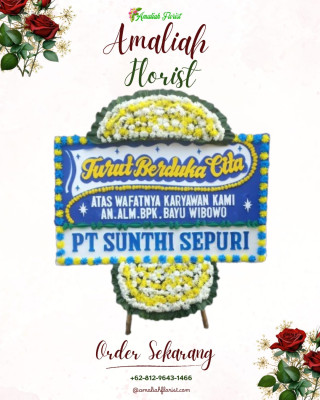 Papan Bunga Duka di Bongan