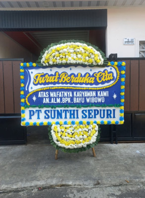 Papan Bunga Duka di Bongan