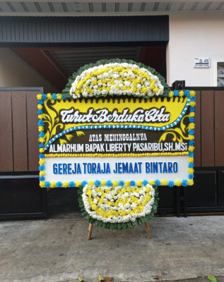 Papan Bunga Duka di Bongan